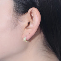 Sterling Silver Huggie Earrings