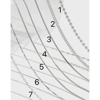 Sterling Silver Chain with 5cm Extender