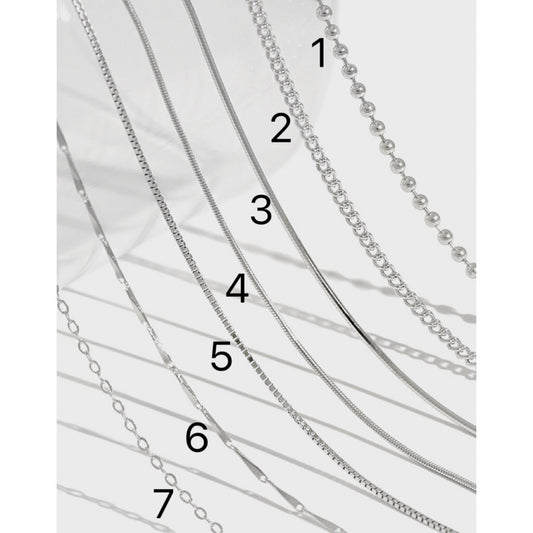 Sterling Silver Chain with 5cm Extender
