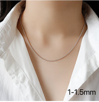 Sterling Silver Chain with 5cm Extender