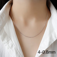 Sterling Silver Chain with 5cm Extender