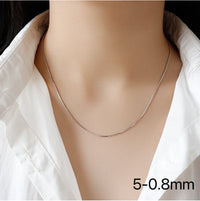 Sterling Silver Chain with 5cm Extender
