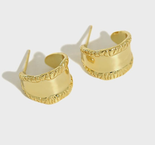 Sterling Silver Classic High Polished Hoop Earrings