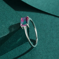 Sterling Silver Candy Tourmaline Ring