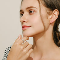 Sterling Silver Oval Opal Ring