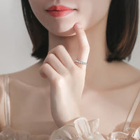 Sterling Silver 5A Classic Ring