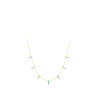 Sterling Silver Turquoise Geometric Choker Necklace