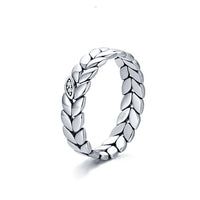 Sterling Silver Wheat Ring
