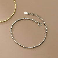 Sterling Silver Square Link Chain Bracelet