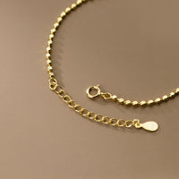 Sterling Silver Square Link Chain Bracelet