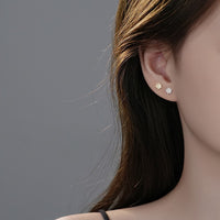 Sterling Silver Mini Starry Night Stud Earrings