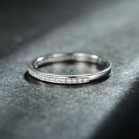 Sterling Silver Cubic Zirconia Charm Ring