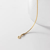 Gold Plated Sterling Silver Snake Chain Bracelet