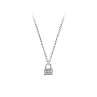Gold Plated Sterling Silver Love Lock Necklace