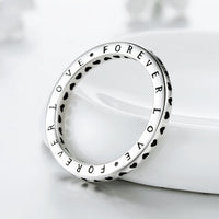 Sterling Silver Classic Heart Love Ring