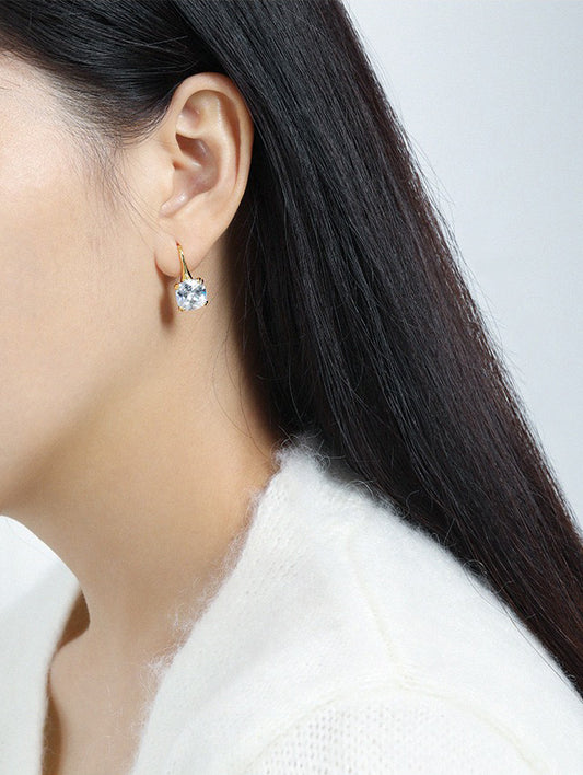 Sterling Silver London Blue Hook Earrings