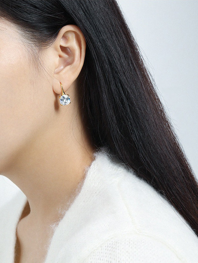 Sterling Silver London Blue Hook Earrings