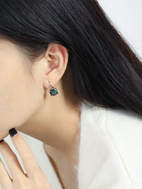 Sterling Silver London Blue Hook Earrings