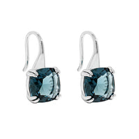 Sterling Silver London Blue Hook Earrings