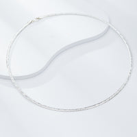 3mm Flat Omega Chain Necklace