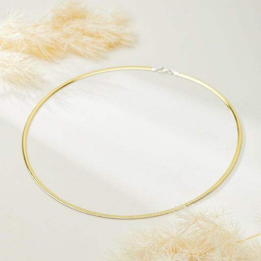 Braided Herringbone Chain Necklace