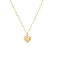 Sterling Silver High Polish Mini Heart Pendant Necklace