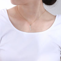 Sterling Silver Love Letter Pendant Necklace