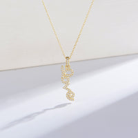 Sterling Silver Love Letter Pendant Necklace