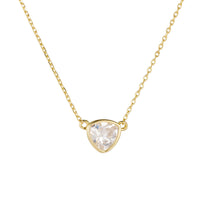Geometric Triangle Pendant Necklace
