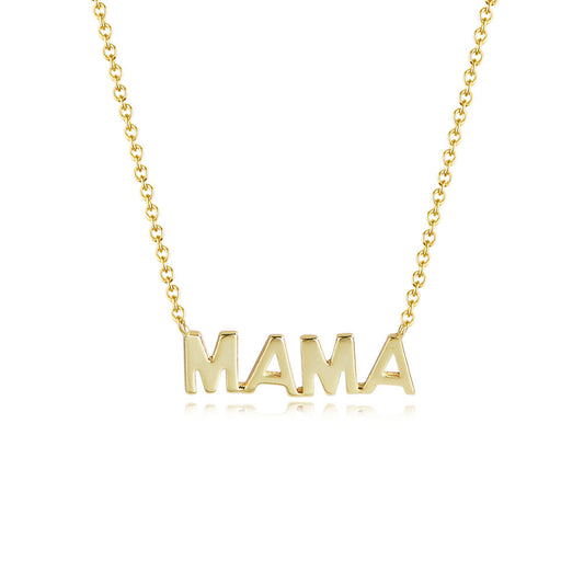 Sterling Silver Mama Necklace
