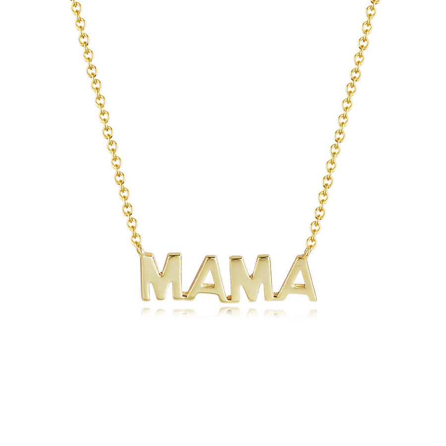 Sterling Silver Mama Necklace