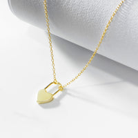 Gold Plated Heart Locket Necklace