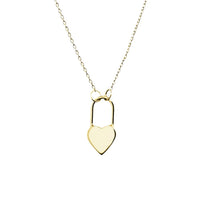 Gold Plated Heart Locket Necklace