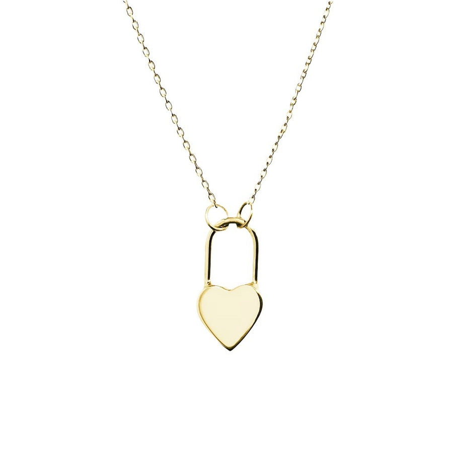 Gold Plated Heart Locket Necklace