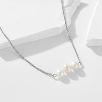 Sterling Silver Freshwater Pearl Necklace