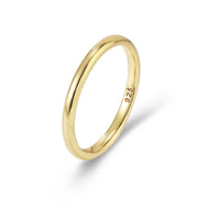 High Polish Solid Sterling Silver Ring