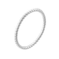 Sterling Silver Twist Stacking Ring