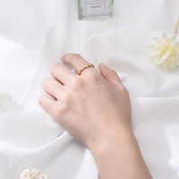 Sterling Silver Bezel Set Cubic Zirconia Eternity Ring