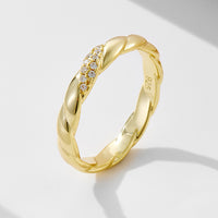 Sterling Silver Twisted Rope Ring