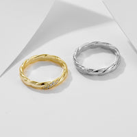 Sterling Silver Twisted Rope Ring