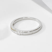 Sterling Silver Simple Square Band Ring