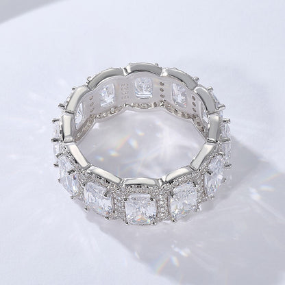 Sterling Silver Eternity Wedding Ring