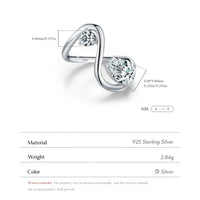 Sterling Silver Line Design Ring