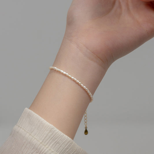 Gold Plated Freshwater Pearl Bracelet