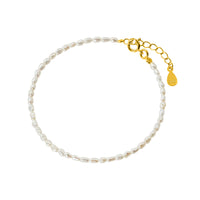 Gold Plated Freshwater Pearl Bracelet