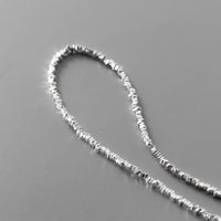 Sterling Silver Geometry Fragments Chain Necklace