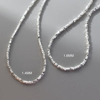 Sterling Silver Geometry Fragments Chain Necklace