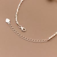 Sterling Silver Imitation Pearl Bracelet