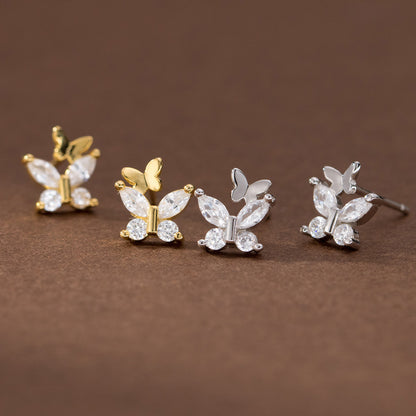 Sterling Silver Butterfly Earrings