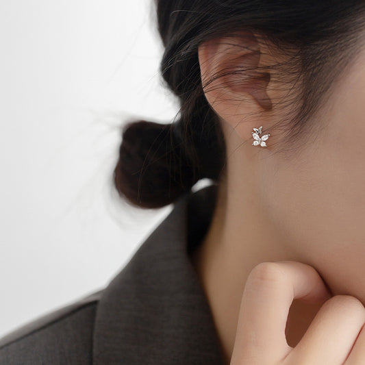 Sterling Silver Butterfly Earrings